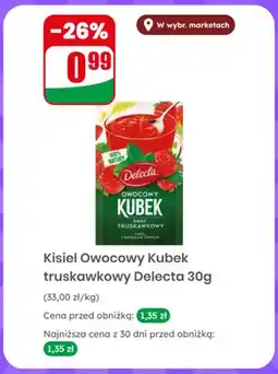 Dino Kisiel Owocowy Kubek truskawkowy Delecta oferta