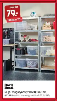 Jula Regał magazynowy Hard Head 90x180x40 cm oferta