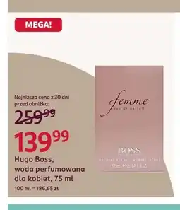 Rossmann Woda perfumowana dla kobiet Hugo Boss Femme oferta