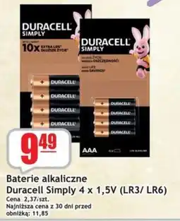 Sezamek Baterie alkaliczne Duracell Simply oferta