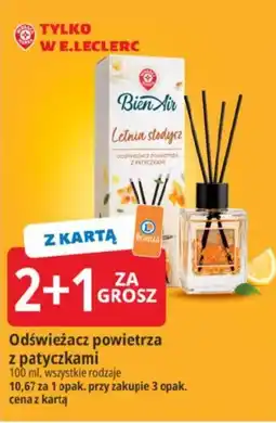 E.Leclerc BienAir Odświeżacz powietrza z patyczkami Letnia stoducz oferta