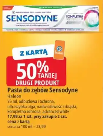 E.Leclerc Pasta do zębów Sensodyne oferta