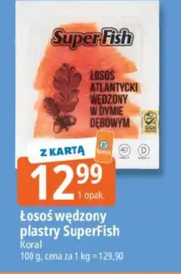 E.Leclerc Łosoś wędzony plastry SuperFish Koral oferta