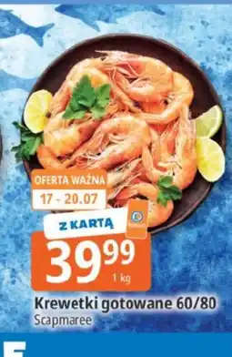 E.Leclerc Krewetki gotowane 60/80 Scapmaree oferta