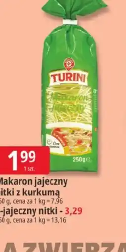 E.Leclerc Makaron jajeczny nitki z kurkumą oferta