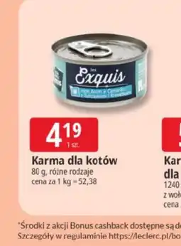 E.Leclerc Karma dla kotów oferta