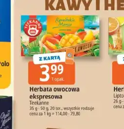 E.Leclerc Herbata owocowa ekspressowa Teekanne oferta
