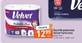 E.Leclerc Ręcznik papierowy Velvet Turbo Duo oferta