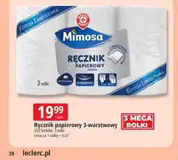 E.Leclerc Ręcznik papierowy 3-warstwowy Edycja Limitowana oferta