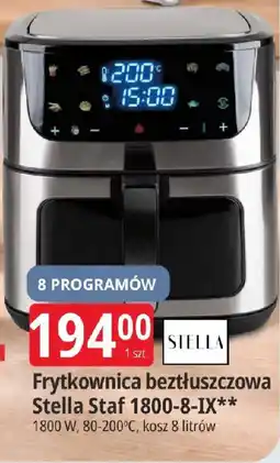 E.Leclerc Frytkownica bezłuszczowa Stella Staf 1800-8-IX oferta