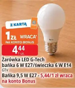 E.Leclerc Żarówka LED G-Tech bańka 6 W E27/świeczka 6 W E14 oferta