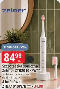 E.Leclerc Szczoteczka soniczna Zelmer ZTB2010K/W oferta