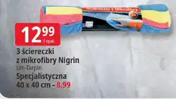 E.Leclerc 3 ściereczki z mikrofibry Nigrin oferta