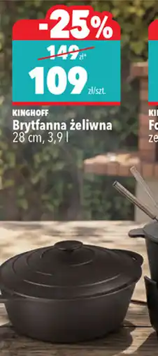 Biedronka KINGHOFF Brytfanna żeliwna oferta