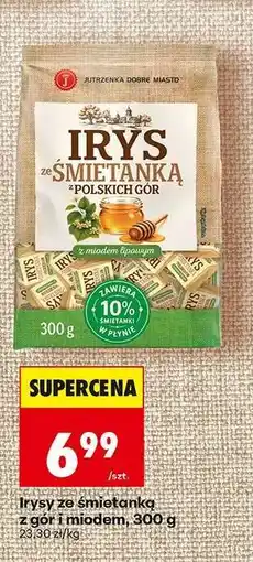 Biedronka Irysy ze śmietanką z gór i miodem, 300 g oferta