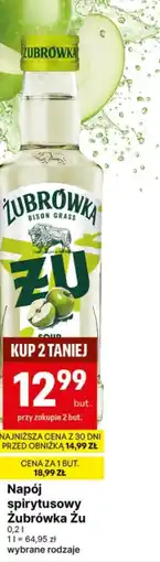 Delikatesy Centrum Napój spirytusowy Żubrówka oferta