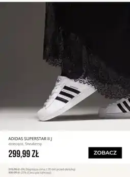 Sizeer Buty dziecięce Adidas Superstar II J oferta