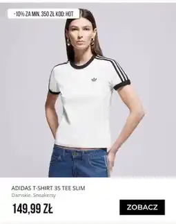 Sizeer T-shirt damski Adidas 3S Tee Slim oferta