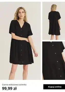 Greenpoint Sukienka wiskozowa czarna Greenpoint oferta