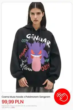 Cropp Bluza hoodie Cropp czarna z Pokémonem Gengarem oferta