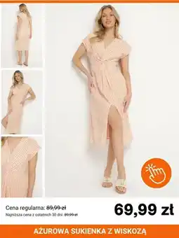 Born2be Sukienka ażurowa z wiskozy Born2be oferta