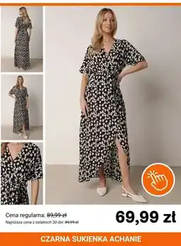 Born2be Sukienka czarna Born2be Achanie oferta