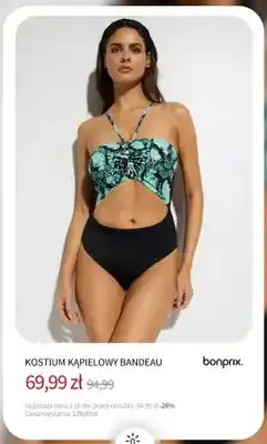 BonPrix Kostium kąpielowy bandeau Bonprix oferta