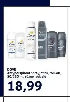 Blue Stop Antyperspirant w sprayu Dove oferta