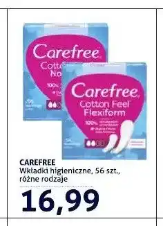 Blue Stop Wkładki higieniczne Carefree Cotton Feel Normal oferta