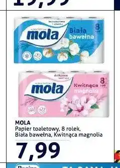 Blue Stop Papier toaletowy Mola Biała bawełna oferta