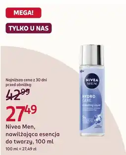 Rossmann Esencja nawilżająca Nivea oferta