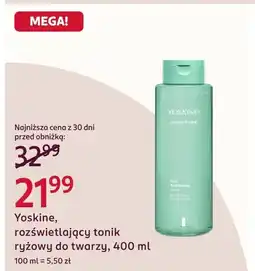 Rossmann Tonik do twarzy Yoskine oferta
