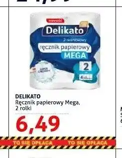 Blue Stop Ręcznik papierowy Delikato Mega 2-pak oferta