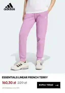 Adidas Spodnie dresowe Adidas Essentials Linear French Terry oferta