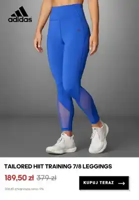 Legginsy sportowe Adidas Tailored HIIT Training 7/8