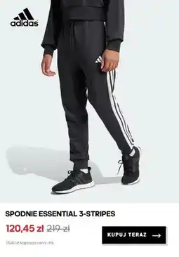 Adidas Spodnie dresowe Adidas Essential 3-Stripes oferta