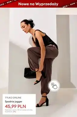 Sinsay Spodnie jogger oferta