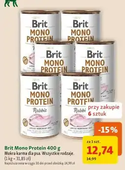 Maxi Zoo Mokra karma dla psa Brit Mono Protein Rabbit oferta
