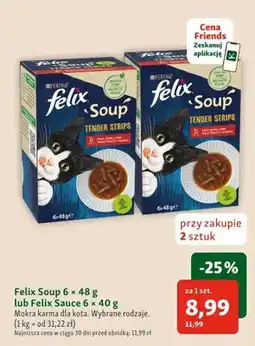 Maxi Zoo Mokra karma dla kota Felix Soup 6-pak oferta