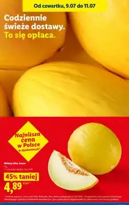 Lidl Melony żółte luzem oferta