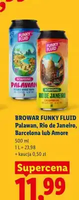 Lidl Piwo Funky Fluid Rio de Janeiro oferta