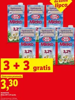 Lidl Mleko UHT 2% Łączka Mlekovita oferta