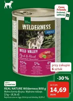 Maxi Zoo Mokra karma dla psa Real Nature Wilderness oferta