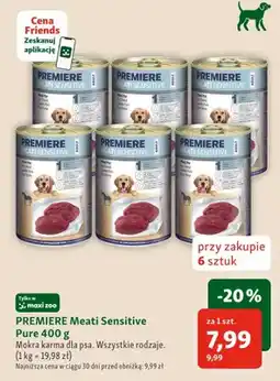 Maxi Zoo Mokra karma dla psa PREMIERE Meati Sensitive Pure oferta