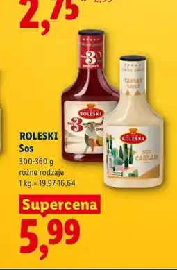Lidl Sos 3 Peppers Roleski oferta
