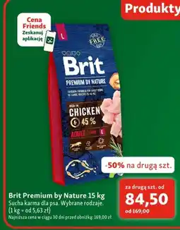 Maxi Zoo Sucha karma dla psa Brit Premium by Nature oferta