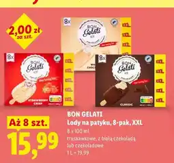 Lidl Lody na patyku czekoladowe Bon Gelati Classic XXL 8-pak oferta