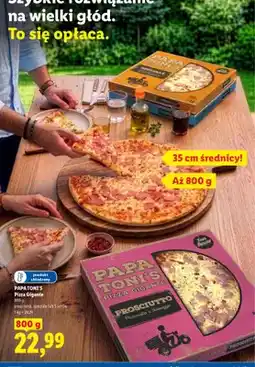 Lidl Pizza Papa Toni's Pizza Gigante Speciale oferta