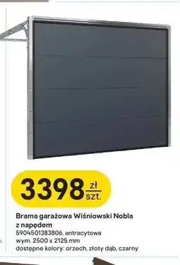 Castorama Brama garażowa z napędem Wiśniowski Nobla oferta