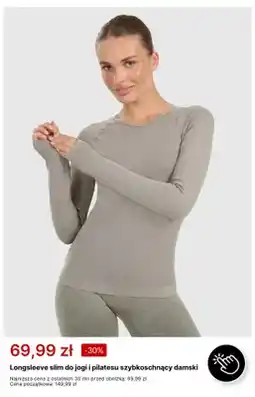 4F Longsleeve slim do jogi i pilatesu szybkoschnący damski oferta